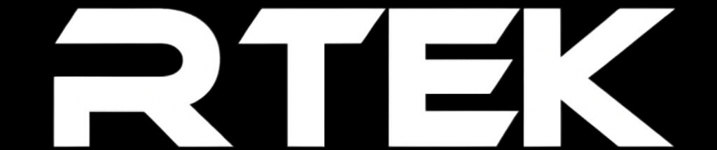 Logo RTEK blanc sur noir 1